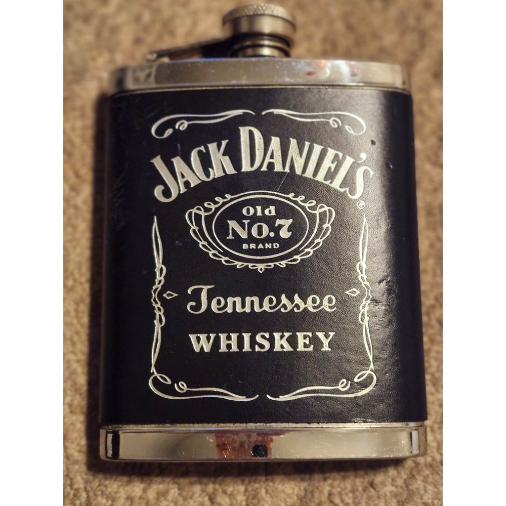 Jack Daniel's Tennessee Whiskey Leatherette Flask 6oz